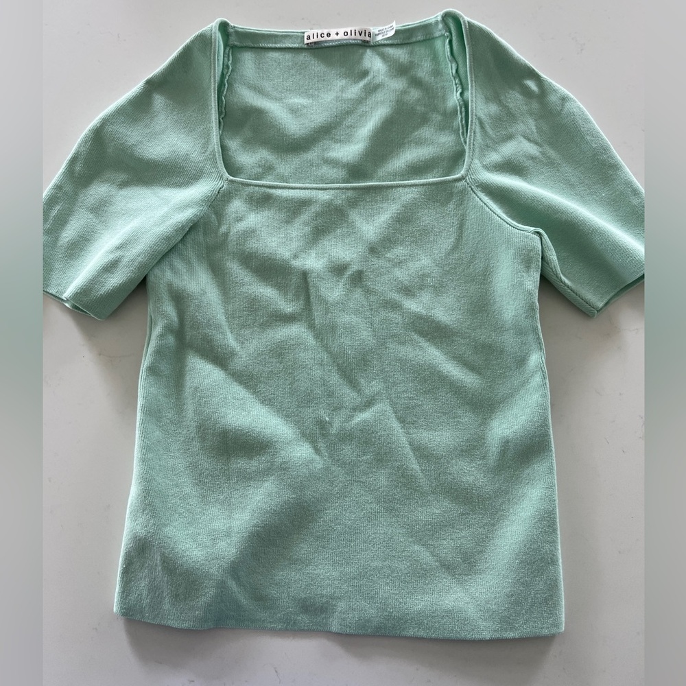 Alice + Olivia Stretchy Crop Top